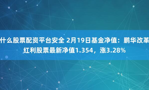 什么股票配资平台安全 2月19日基金净值：鹏华改革红利股票最新净值1.354，涨3.28%